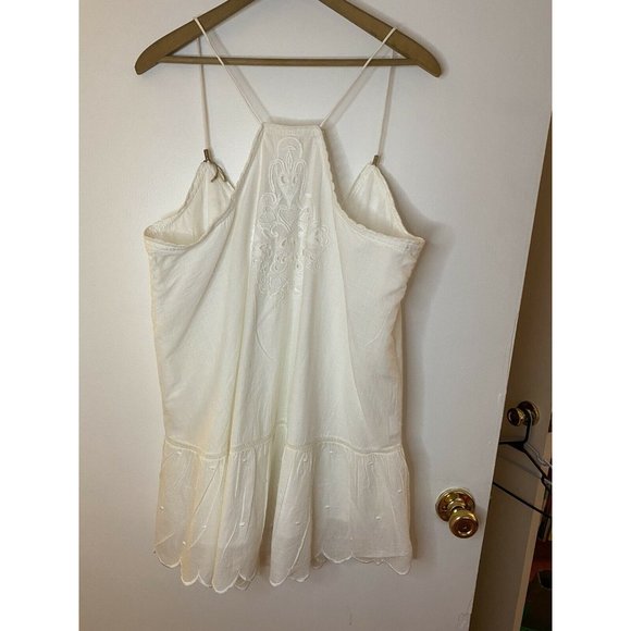 ANTHROPOLOGIE Let Me Be Lace Peplum Tank NWT White $148 Romantic Sz 10 Cottage - Picture 8 of 12